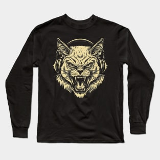 Death Metal Cat Long Sleeve T-Shirt